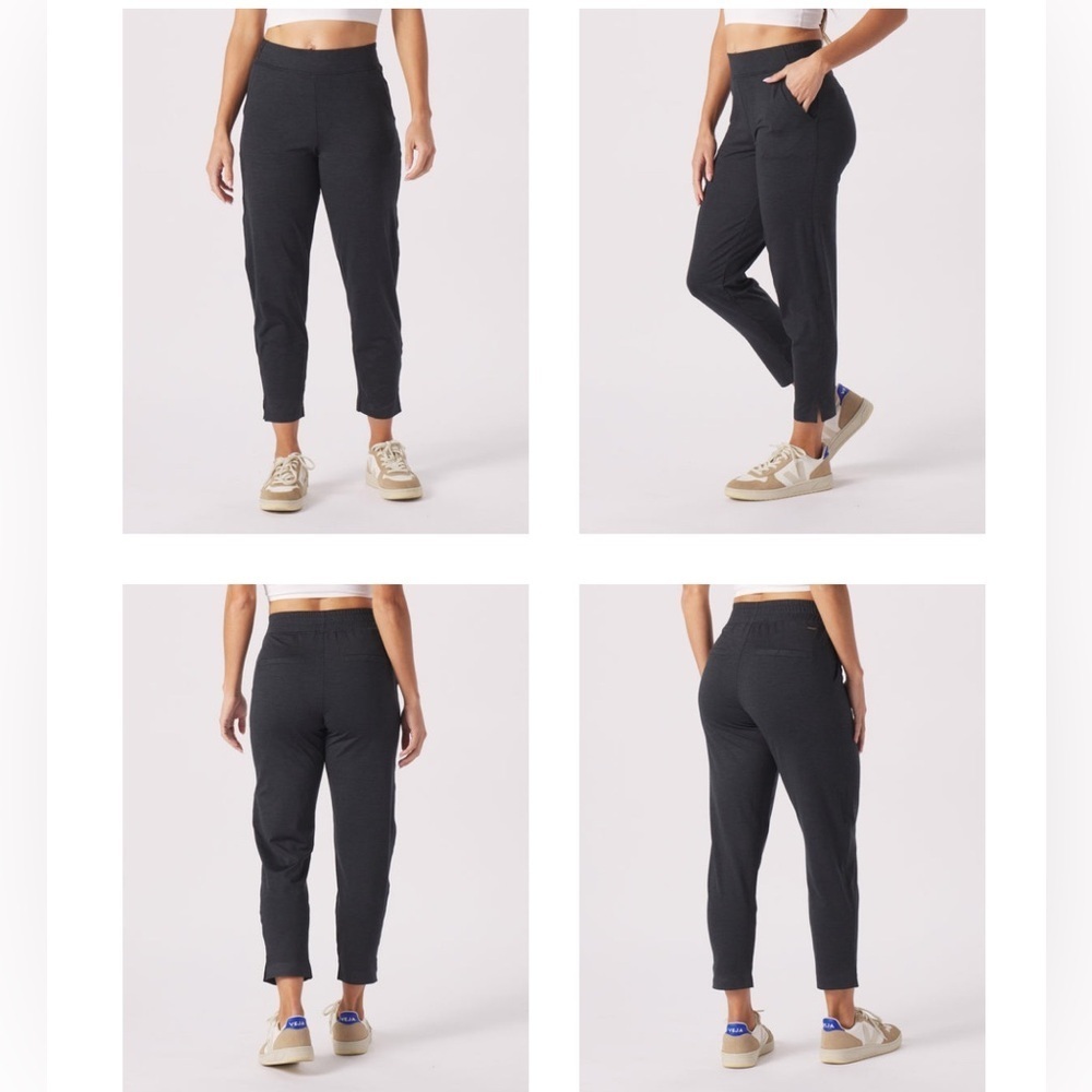 Glyder On The Go Ankle-Length Jogger Trouser Pants, Black Marble, Size L, EUC